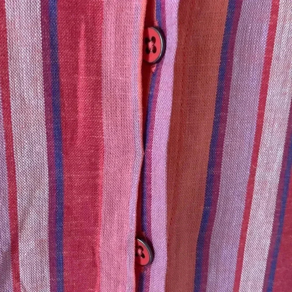 Cabi Striped button front blouse size XS - Picture 3 of 7